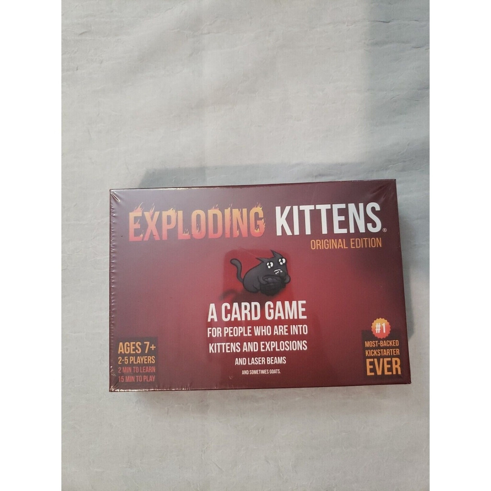 EXPLODING KITTENS Card Game - Original Edition 2-5 players Ages 7+